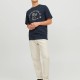 JACK&JONES 12229244 Moonbeam Ανδρικό Chino παντελόνι 