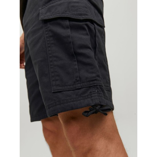 JACK&JONES 12229650 BLACK cargo βερμούδα