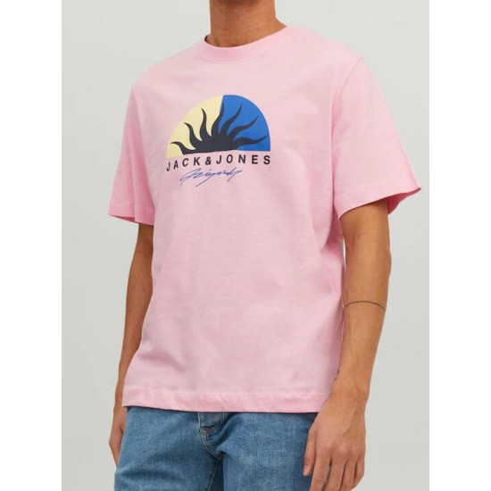 JACK&JONES 12234214 Prism Pink T-shirt 