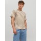 JACK&JONES 12229383 CROCKERY T-shirt  με ρίγα
