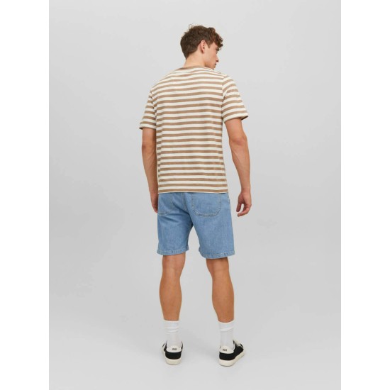 JACK&JONES 12229383 CROCKERY T-shirt  με ρίγα