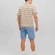 JACK&JONES 12229383 CROCKERY T-shirt  με ρίγα