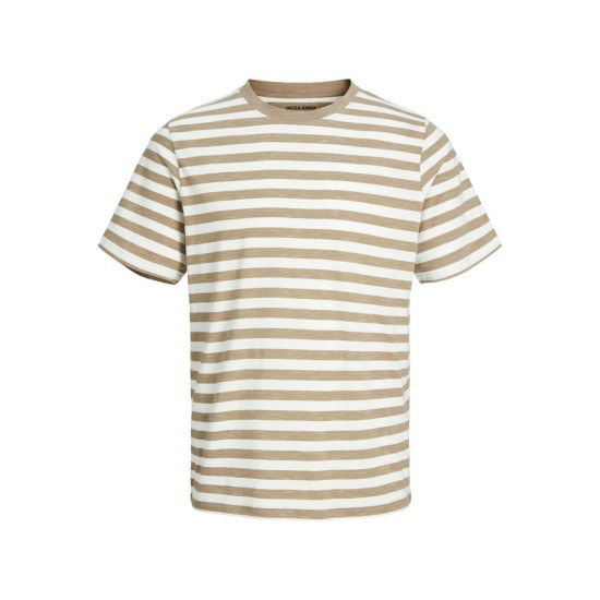 JACK&JONES 12229383 CROCKERY T-shirt  με ρίγα