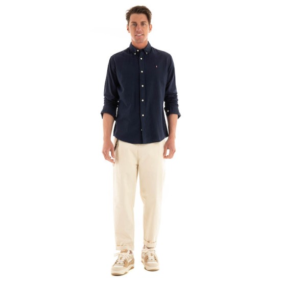 Ανδρικό Μακρυμάνικό Πουκάμισο Jack&Jones 12250007 Navy Blazer