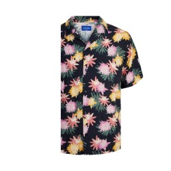 Ανδρικό κοντομάνικο πουκάμισο JACK&JONES 12250537 Dark Navy