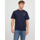 Ανδρικό T-shirt με Λογότυπο JACK&JONES 12241894 NAVY