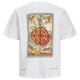 Ανδρικό oversized κοντομάνικο με πίσω τύπωμα JACK&JONES 12253999 WHITE