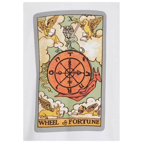 Ανδρικό oversized κοντομάνικο με πίσω τύπωμα JACK&JONES 12253999 WHITE