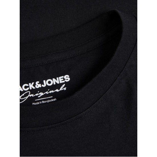 Ανδρικό T-shirt με Λογότυπο JACK&JONES 12252681 BLACK 