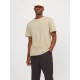 Ανδρικό Λινό T-shirt JACK&JONES 12252797 BEIGE