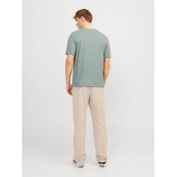Ανδρικό Λινό T-shirt JACK&JONES 12252797 MINT