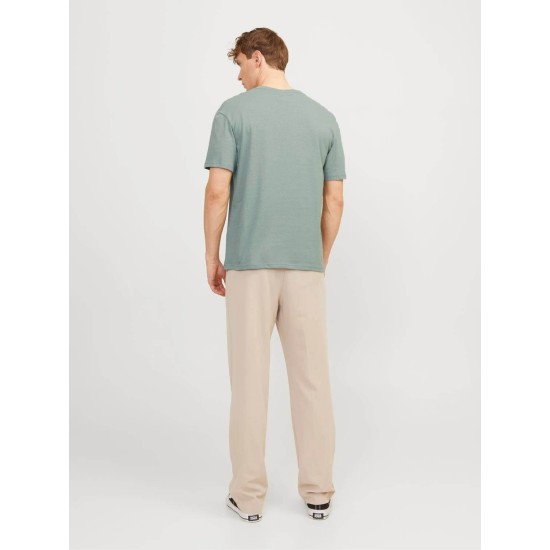 Ανδρικό Λινό T-shirt JACK&JONES 12252797 MINT