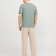 Ανδρικό Λινό T-shirt JACK&JONES 12252797 MINT