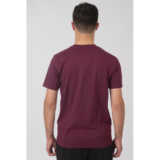 REBASE 251RTS-9017 DARK RASBERRY T-shirt με λογότυπο