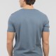 REBASE 251RTS-9017 DUST BLUE T-shirt με λογότυπο