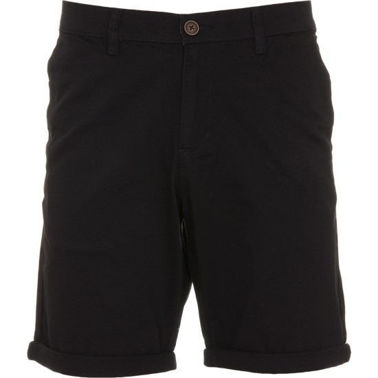 Jack & Jones 12182549 BLACK Ανδρική Βερμούδα Chino 