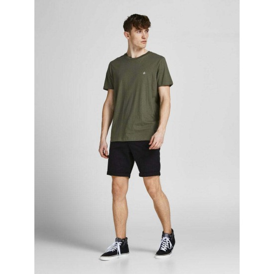 Jack & Jones 12182549 BLACK Ανδρική Βερμούδα Chino 