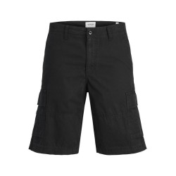 JACK&JONES 12274389 BLACK Ανδρική Βερμούδα Cargo