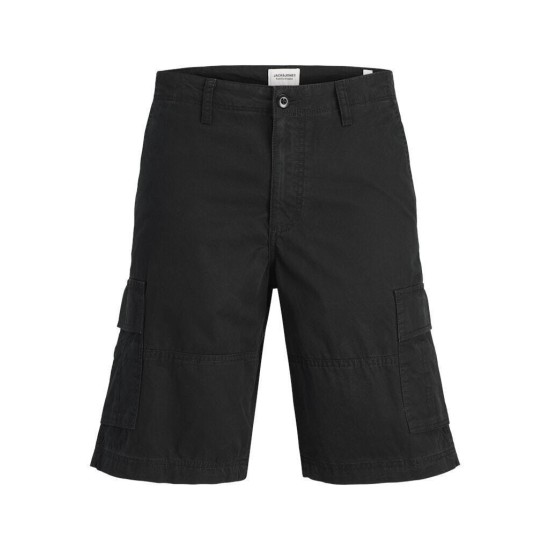 JACK&JONES 12274389 BLACK Ανδρική Βερμούδα Cargo