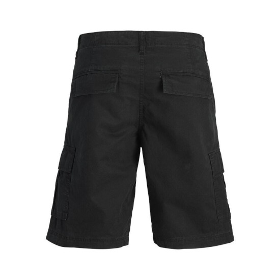JACK&JONES 12274389 BLACK Ανδρική Βερμούδα Cargo