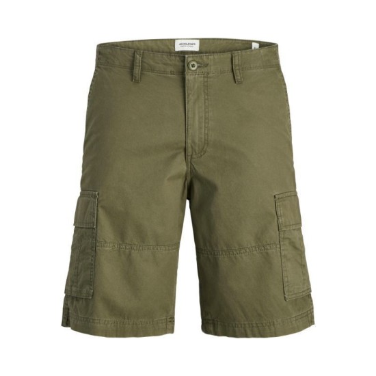 JACK&JONES 12274389 OLIVE NIGHT Ανδρική Βερμούδα Cargo