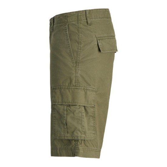 JACK&JONES 12274389 OLIVE NIGHT Ανδρική Βερμούδα Cargo