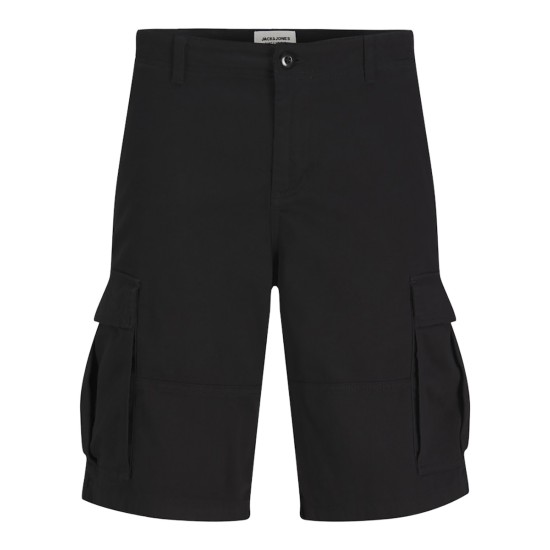 JACK&JONES 12268266 BLACK Ανδρική Βερμούδα Cargo
