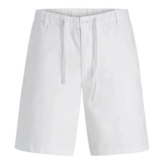 JACK&JONES 12274983 WHITE Ανδρική Βερμούδα chino