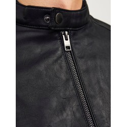 JACK&JONES 12261195 BLACK Δερμάτινο JACK&JONES 12261195 BLACK Δερμάτινο
