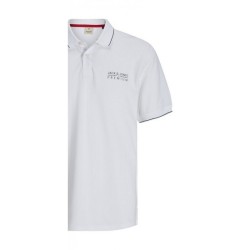 JACK&JONES 12275373 White Μπλούζα Polo Κοντομάνικη 