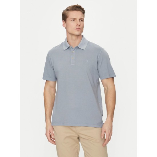 JACK&JONES 12257315 FLINT STONE Polo Μπλούζα Κοντομάνικη 