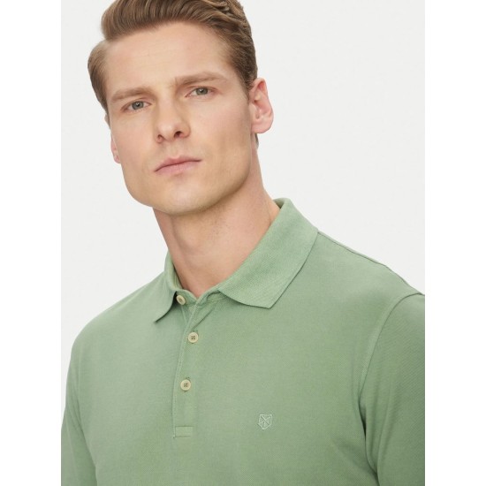 JACK&JONES 12257315 DARK IVY Polo Μπλούζα Κοντομάνικη 