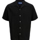 JACK&JONES 12274798 BLACK Κοντομάνικο Πουκάμισο 
