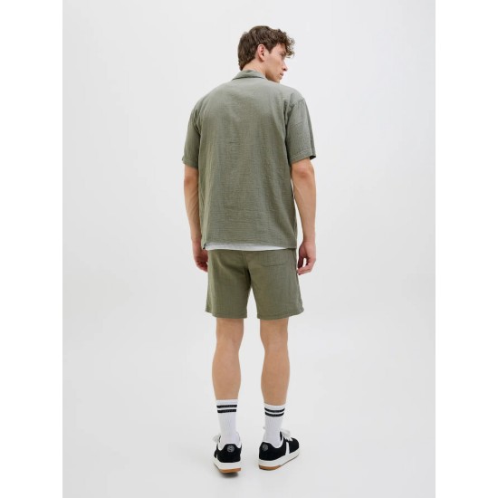 JACK&JONES 12274798 MULLED BASIL Κοντομάνικο Πουκάμισο 