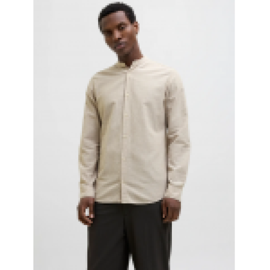 JACK&JONES 12268966 CROCKERY Λινό mao πουκάμισο 