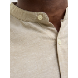 JACK&JONES 12268966 CROCKERY Λινό mao πουκάμισο 