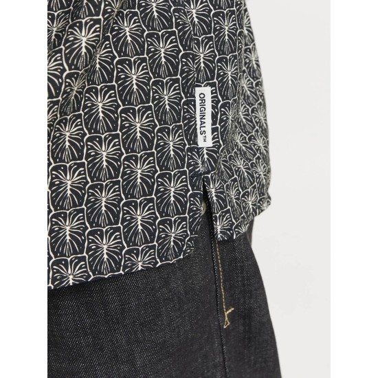 JACK&JONES 12271103 BLACK Wide Fit Shirt