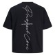 JACK&JONES T-SHIRT OVERSIZED 12273310 BLACK