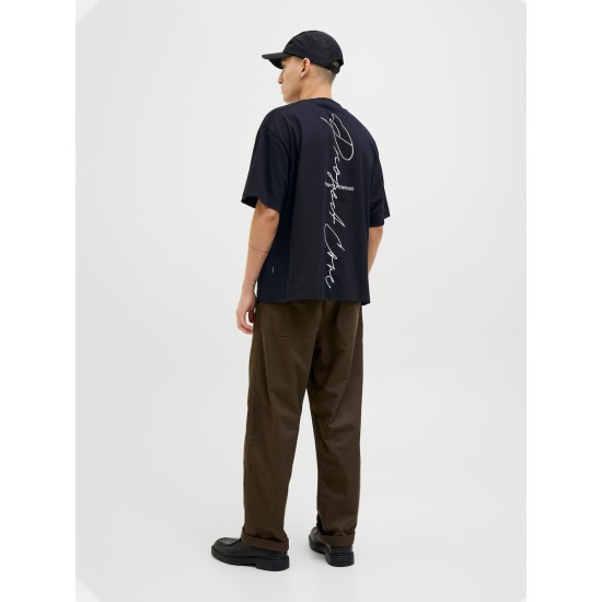 JACK&JONES T-SHIRT OVERSIZED 12273310 BLACK