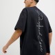 JACK&JONES T-SHIRT OVERSIZED 12273310 BLACK
