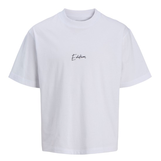 JACK&JONES T-SHIRT OVERSIZED 12273310 WHITE 
