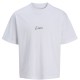 JACK&JONES T-SHIRT OVERSIZED 12273310 WHITE 