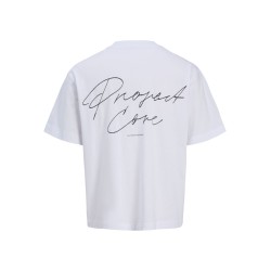 JACK&JONES T-SHIRT OVERSIZED 12273310 WHITE 