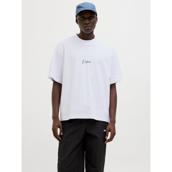 JACK&JONES T-SHIRT OVERSIZED 12273310 WHITE 
