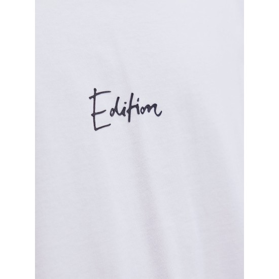 JACK&JONES T-SHIRT OVERSIZED 12273310 WHITE 