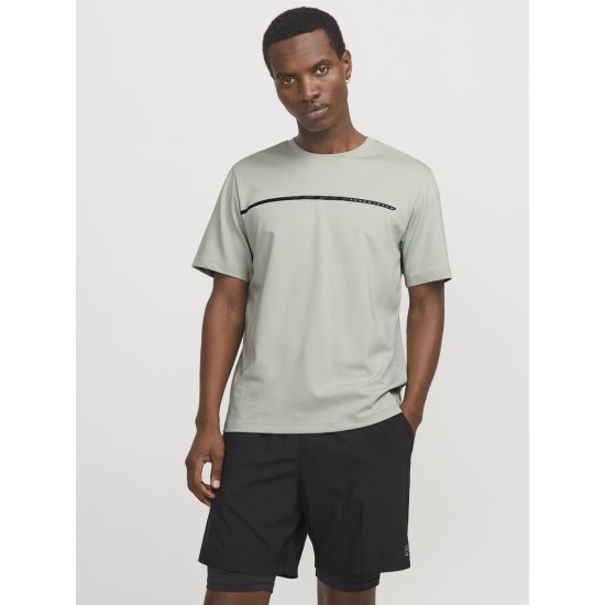 JACK&JONES T-SHIRT 12273120 AQUA GREY