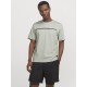 JACK&JONES T-SHIRT 12273120 AQUA GREY