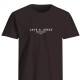 Jack & Jones 12276646 BLACK T-shirt με λογότυπο 