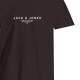 Jack & Jones 12276646 BLACK T-shirt με λογότυπο 