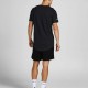JACK&JONES 12249285 BLACK Βαμβακερή βερμούδα
